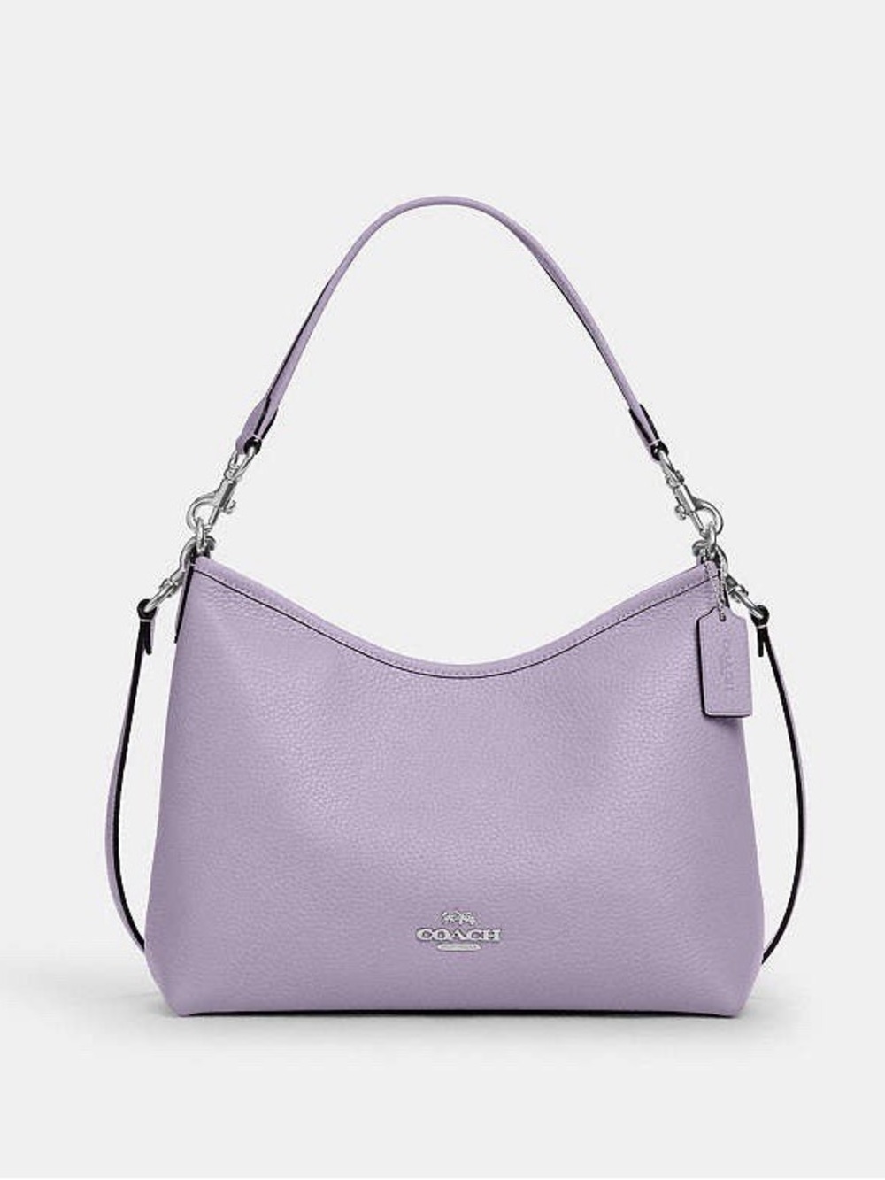 Coach Laurel Shoulder Bag in lilac purple with silver hardware - Picture 7 of 11